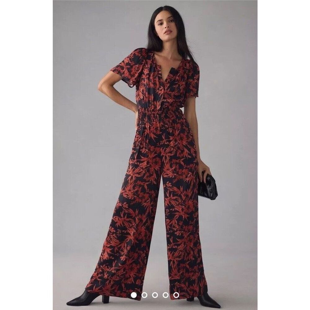 New Anthropologie The Somerset Jumpsuit Size Medium